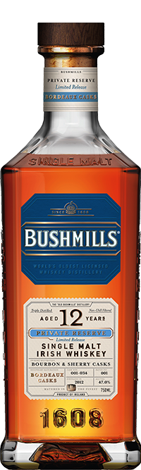 Bushmill's 2012 Vintage 12 Anos Bordeaux Casks