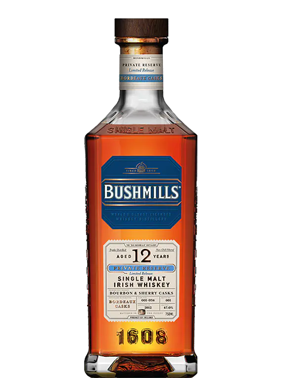 Bushmill's 2012 Vintage 12 Anos Bordeaux Casks