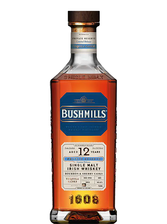 Bushmill's 2012 Vintage 12 Anos Tequila Casks
