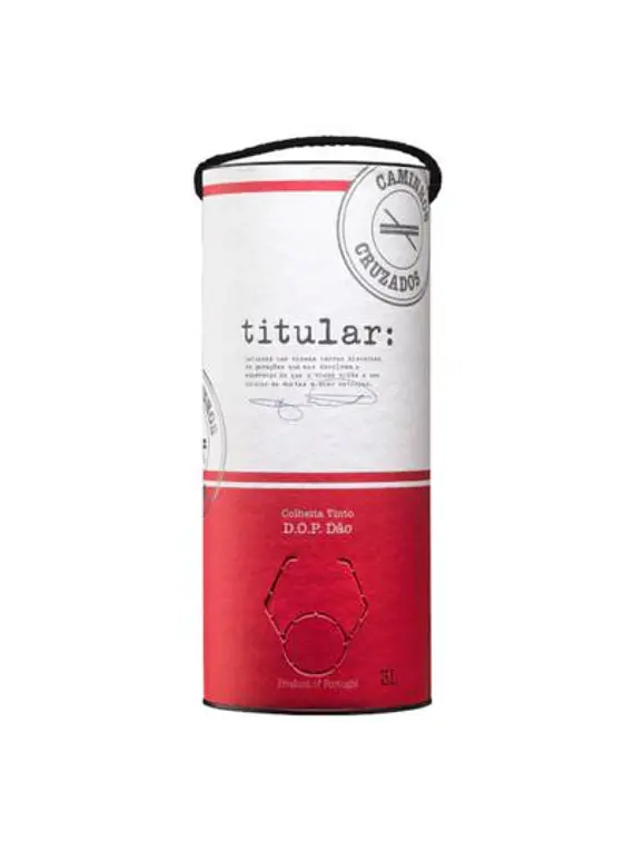 Titular Bag in Tube Colheita Tinto