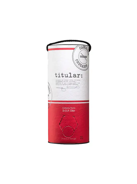 Titular Bag in Tube Colheita Tinto