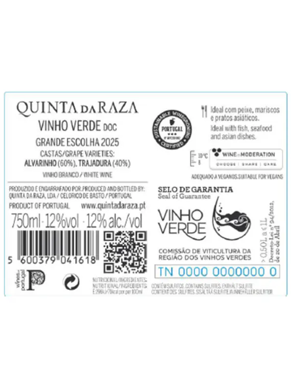 Quinta da Raza Alvarinho & Trajadura