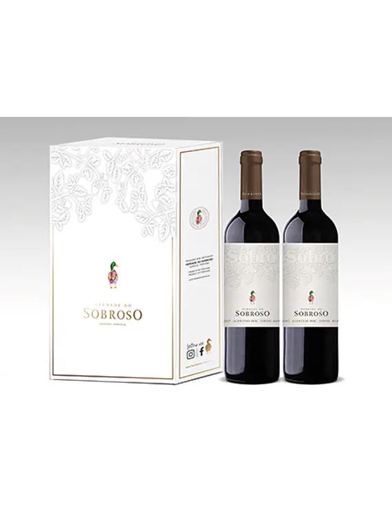 Conjunto Sobro Tinto caixa cartão C asa 