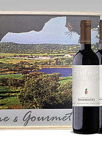 Conjunto Sobro Tinto Caixa madeira pintada 