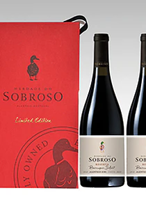 Conjunto Sobroso Reserva Caixa especial 2 garrafas 