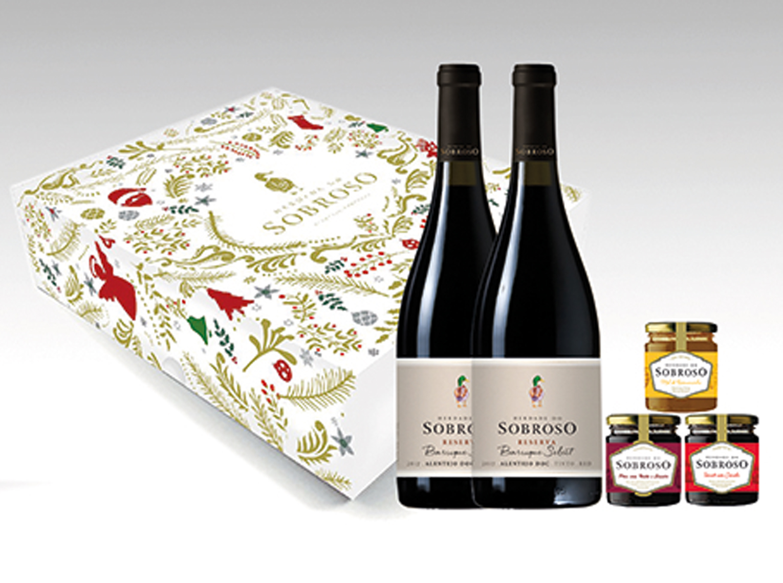 Conjunto Sobroso Reserva Tinto Compotas e Mel 