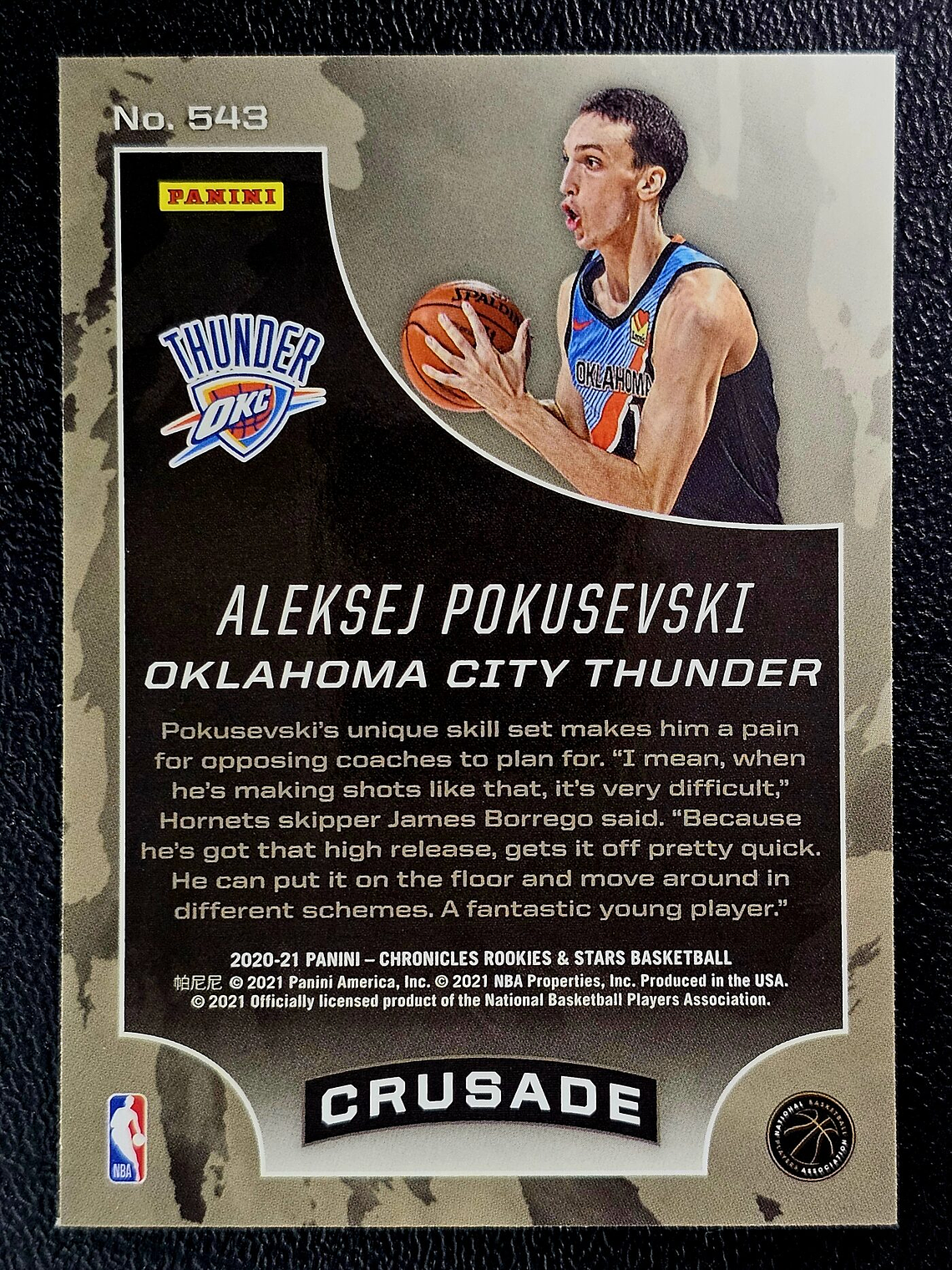 Aleksej Pokusevski Rookie Card 2
