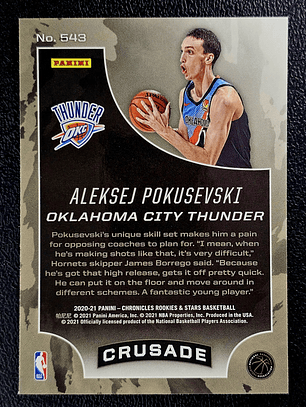 Aleksej Pokusevski Rookie Card