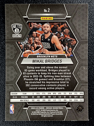 Mikal Bridges Base Card