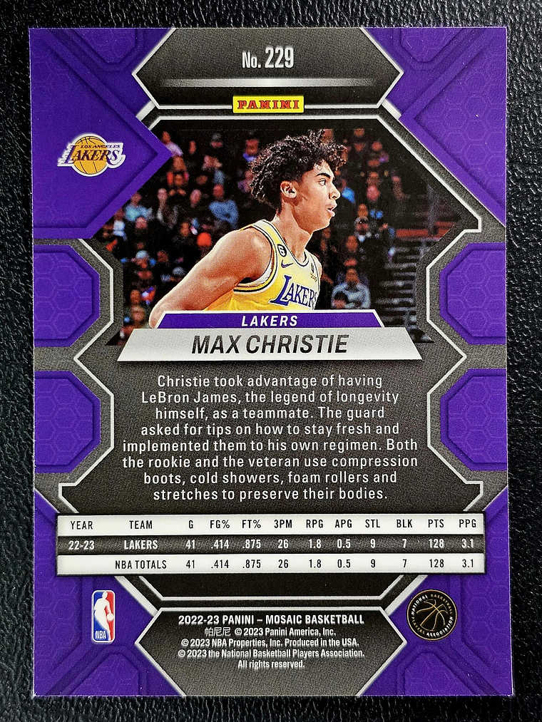  Max Christie Rookie Card 2