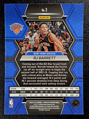 RJ Barrett Base Card