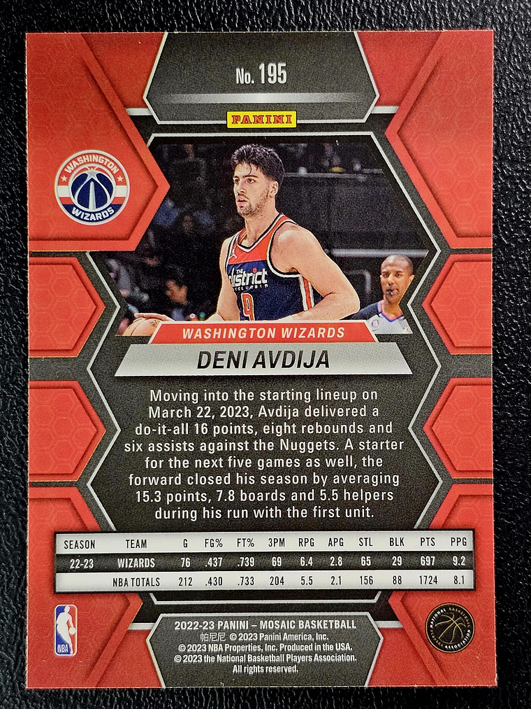 Deni Avdija Base Card 2