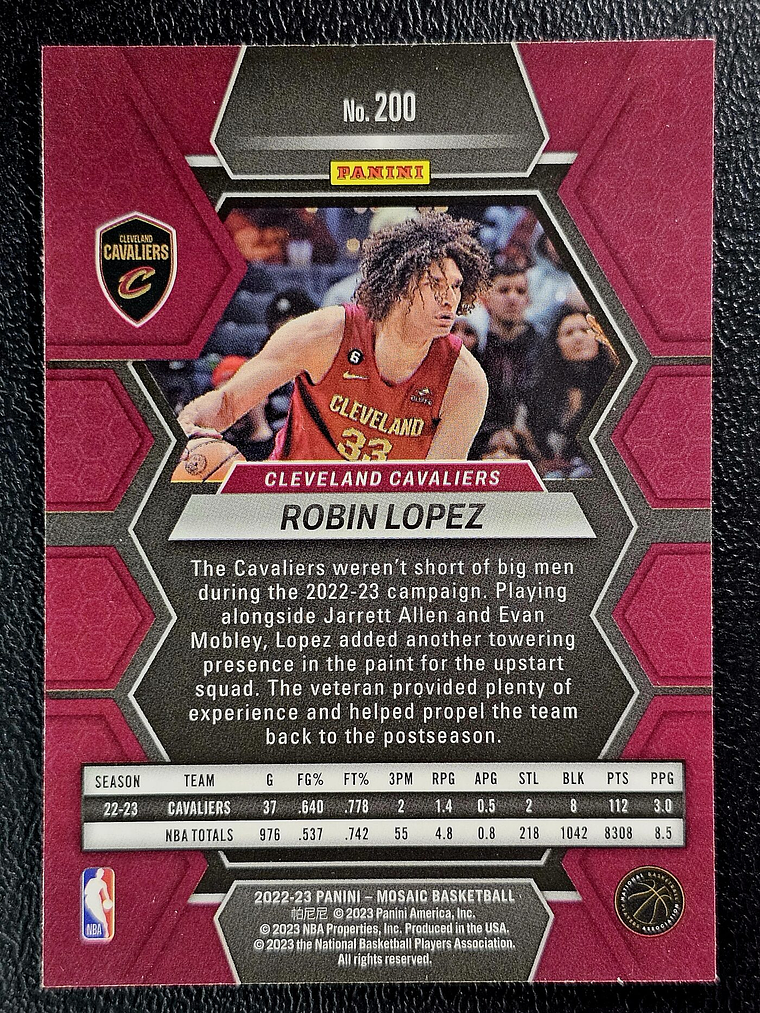 Robin Lopez Base Card 2