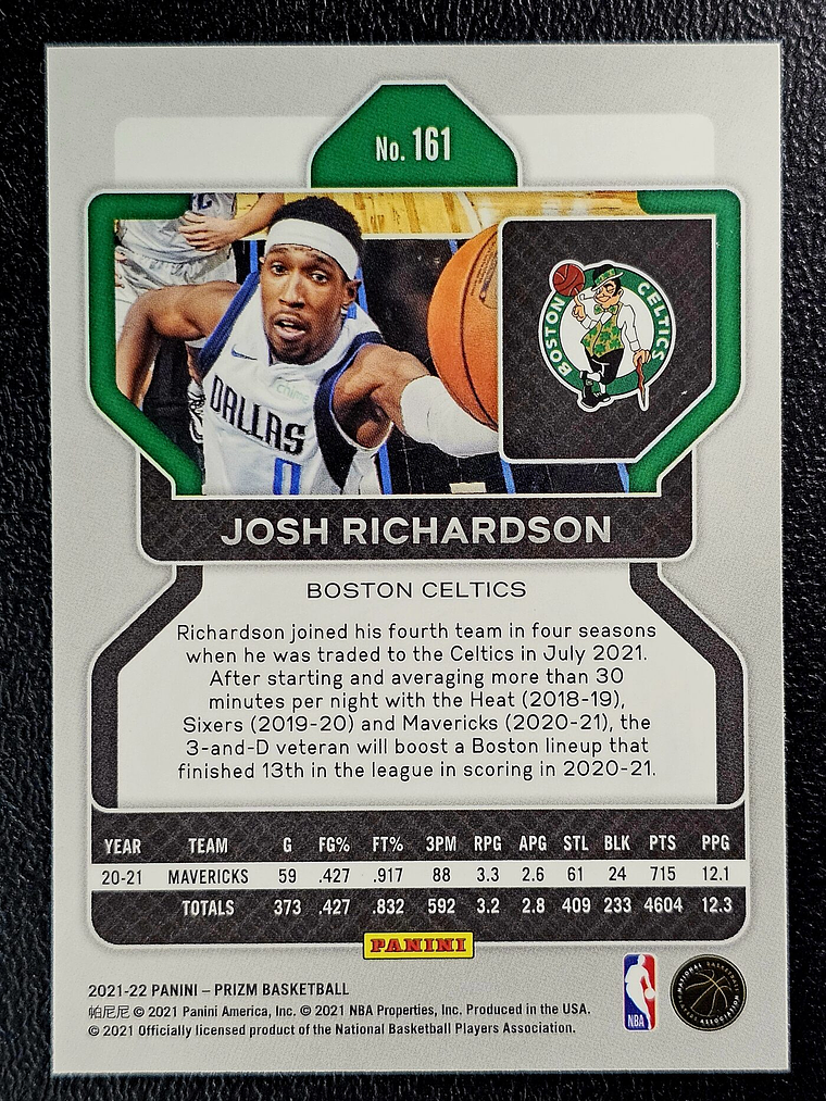 Josh Richardson Base Card 2