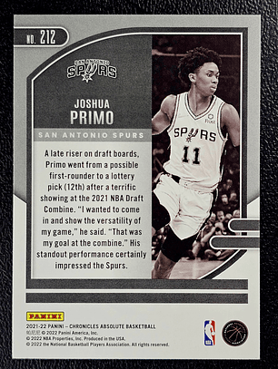  Joshua Primo Rookie Card