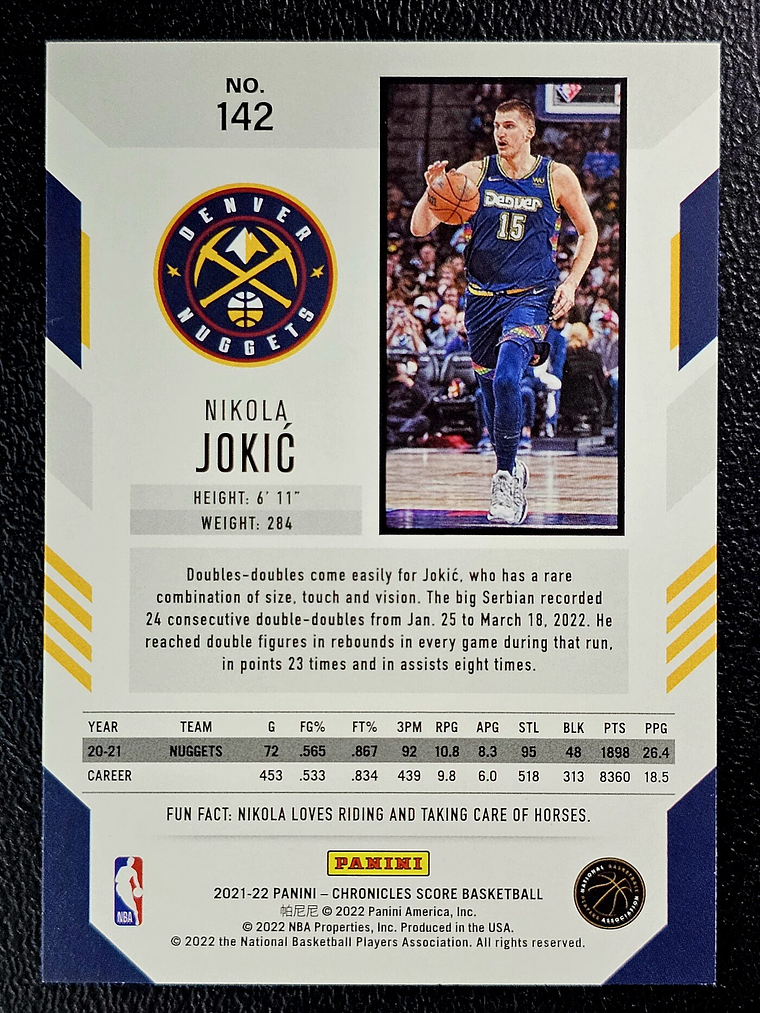 Nikola Jokic Base Card 2