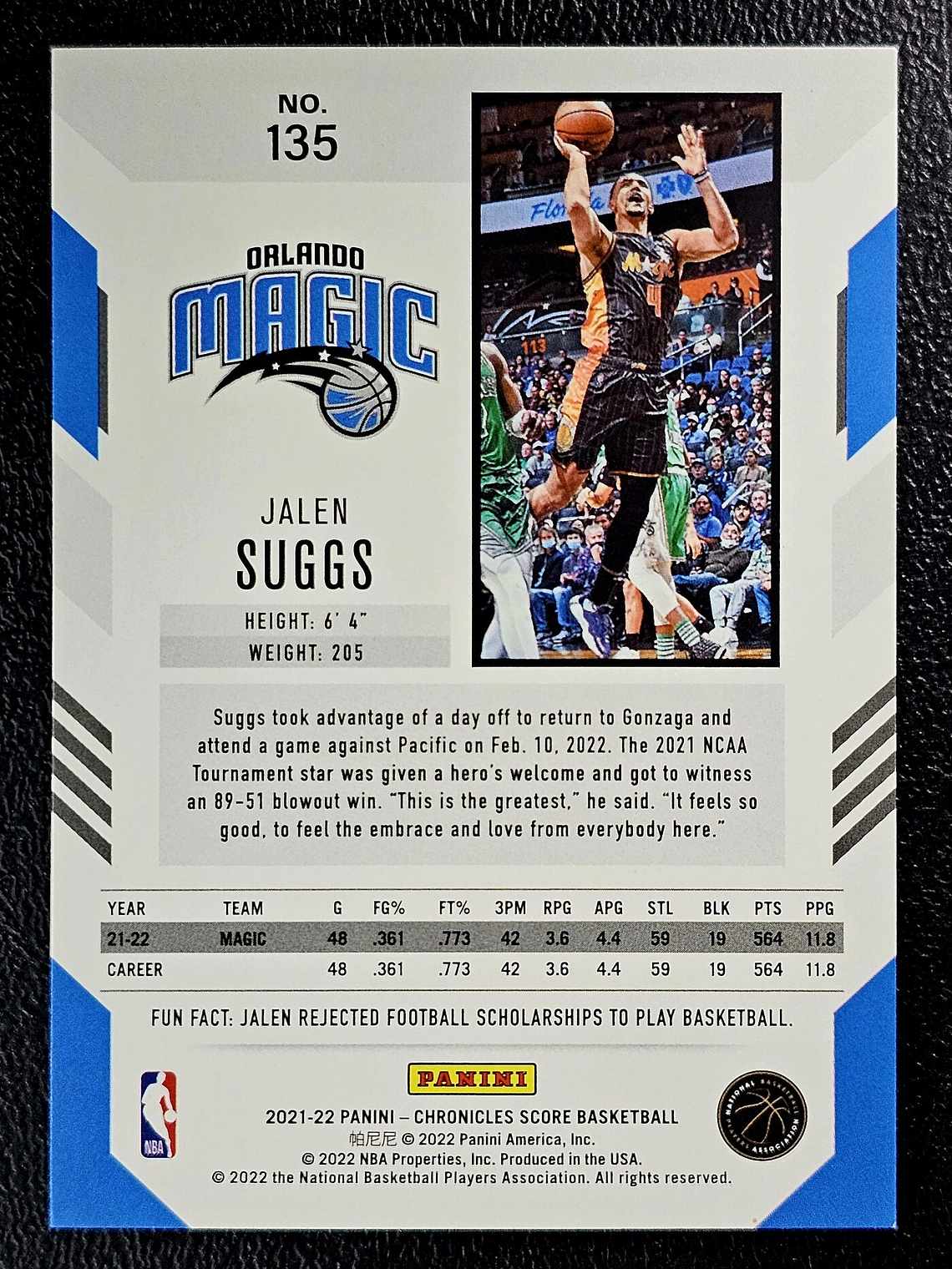 Jalen Suggs Rookie Card 2