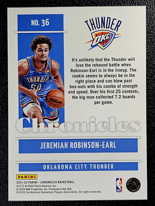 Jeremiah Robinson-Earl Rookie Card