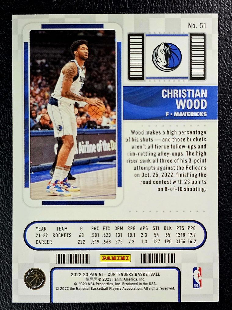 Christian Wood Base Card 2