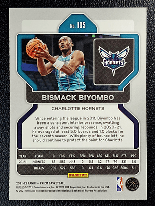 Bismack Biyombo Base Card