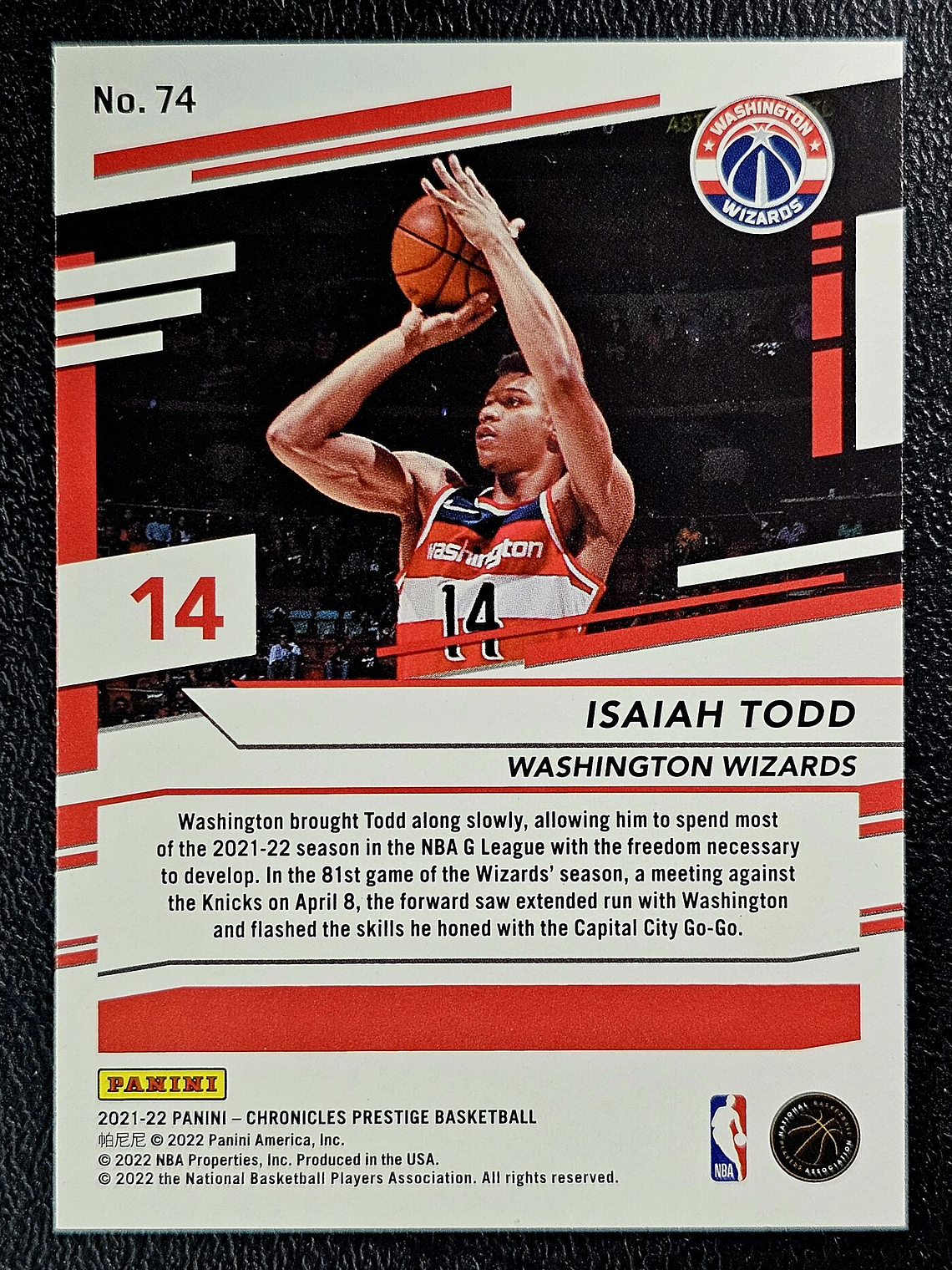 Isaiah Todd Rookie Card 2