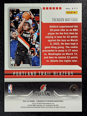 Trendon Watford Rookie Card