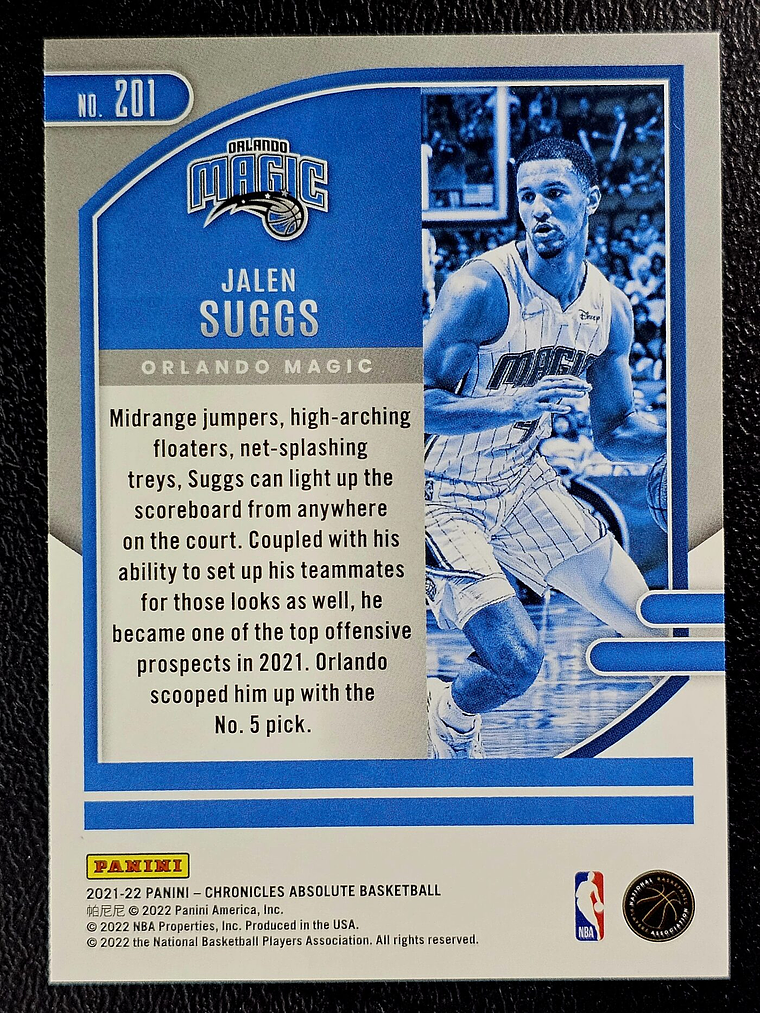 Jalen Suggs Rookie Card 2