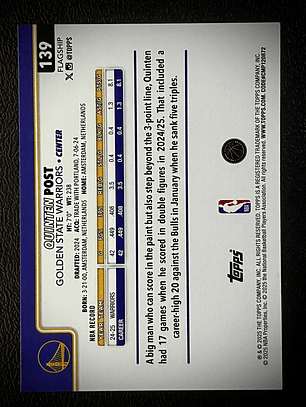 Quinten Post Base Card