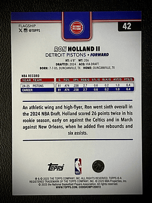 Ron Holland II Base Card