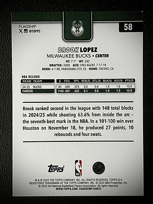 Brook Lopez base card
