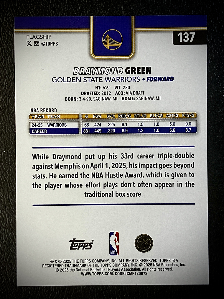Draymond Green base card 2