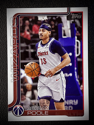  Jordan Poole base card