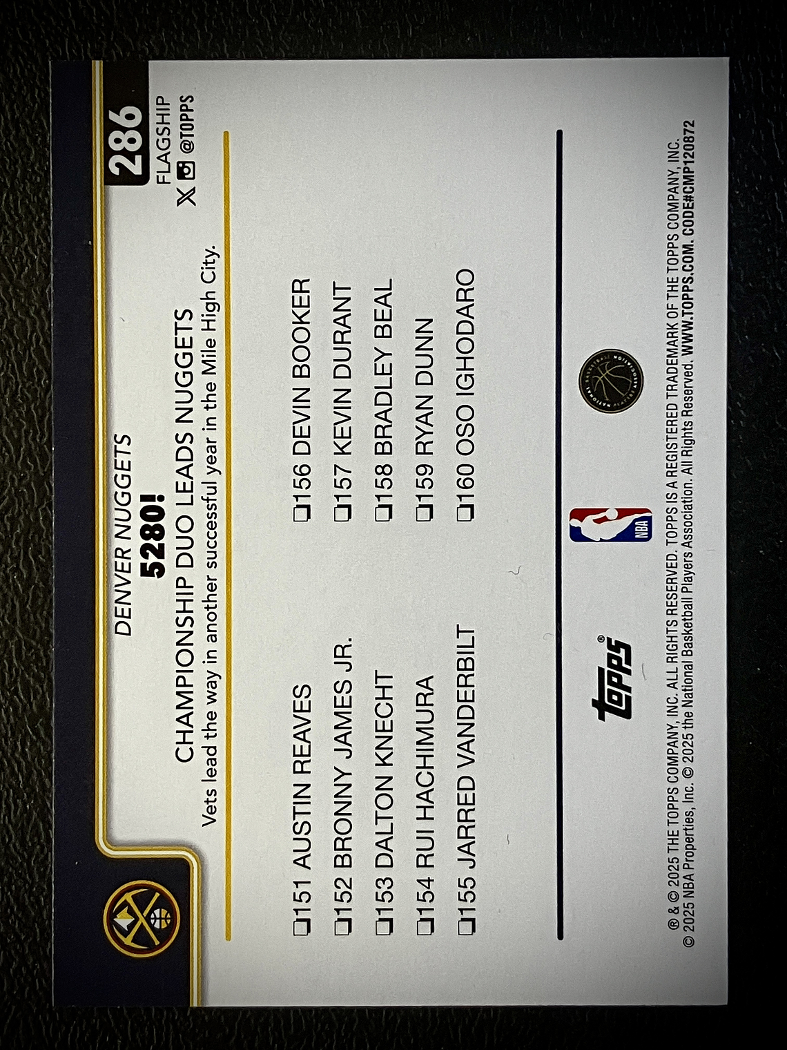 Nikola Jokic base card 2