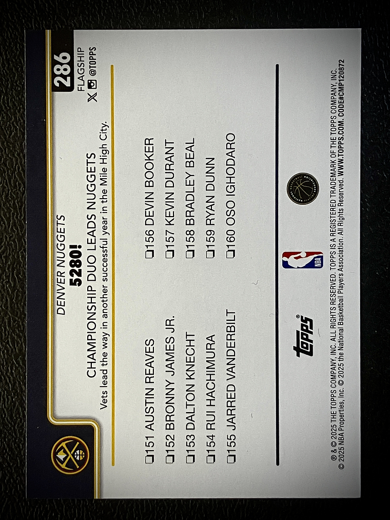 Nikola Jokic base card 2