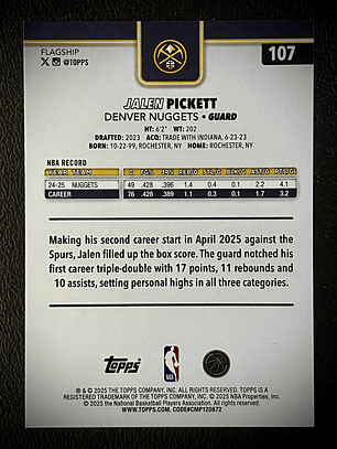 Jalen Pickett base card