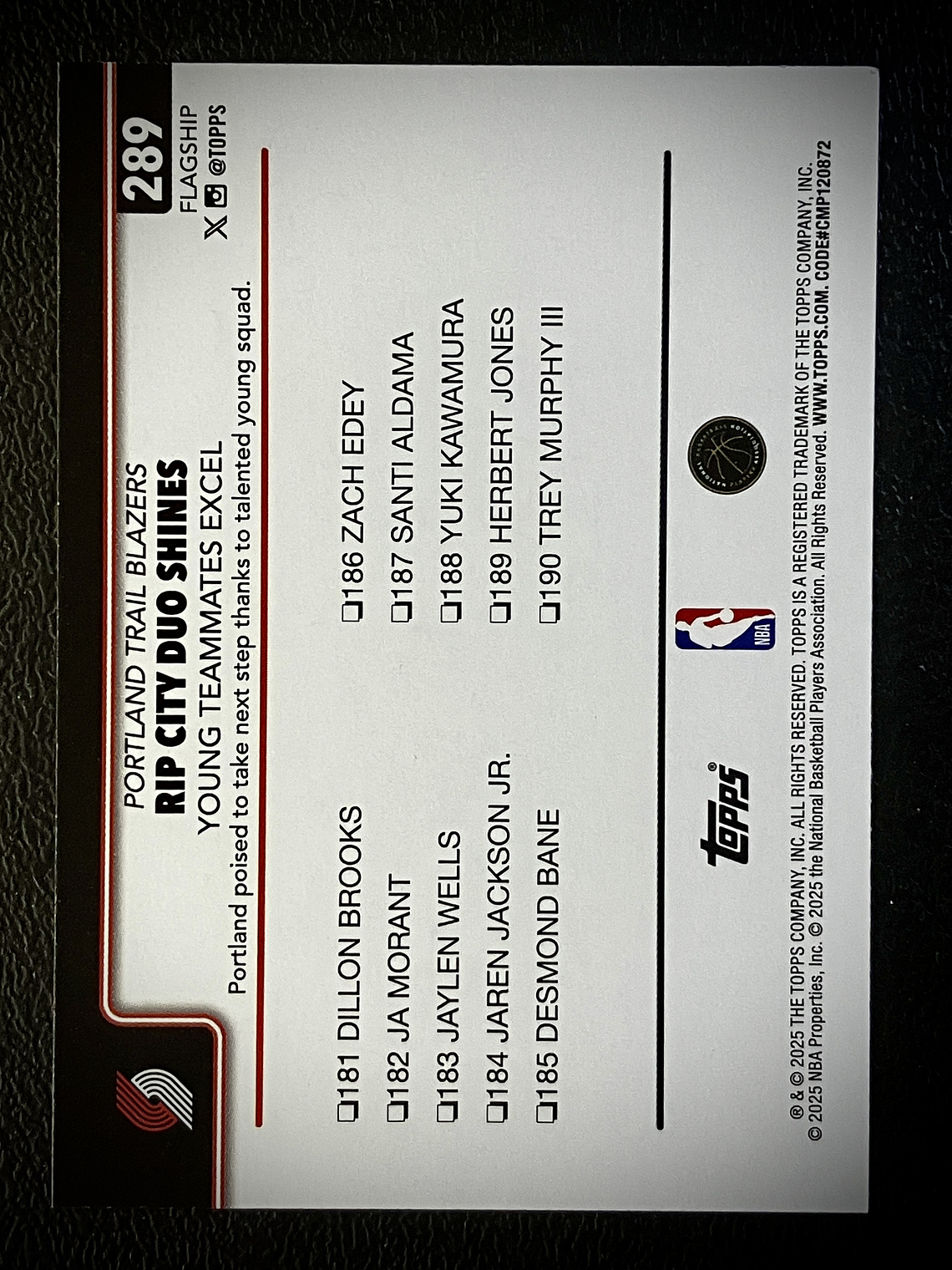 Shaedon Sharpe base card 2