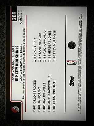 Shaedon Sharpe base card