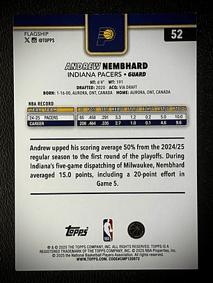 Andrew Nembhard base card