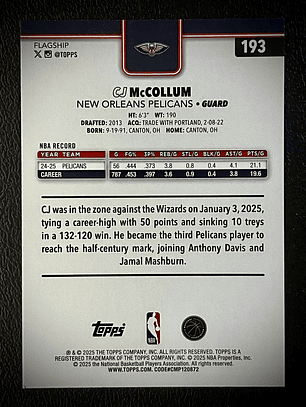 CJ McCollum base card