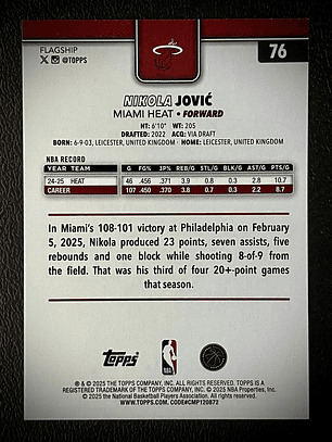  Nikola Jovic base card