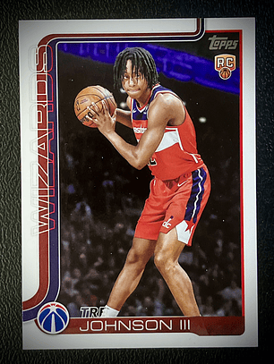 Tre Johnson III Rookie Card