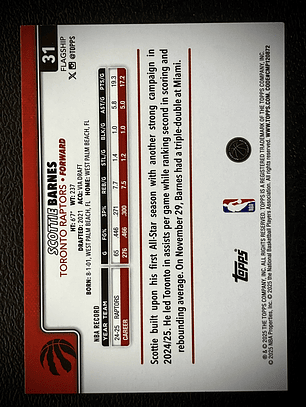 Scottie Barnes parallel card