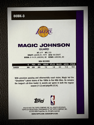 Magic Johnson insert card