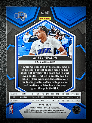 Jett Howard Parallel Rookie Card