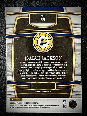 Isaiah Jackson Rookie base card