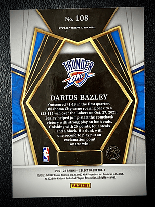 Darius Bazley-base card