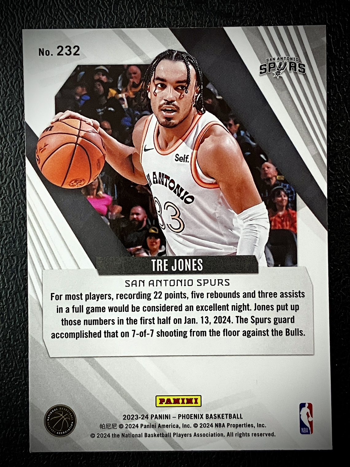 Tre Jones-base card 2