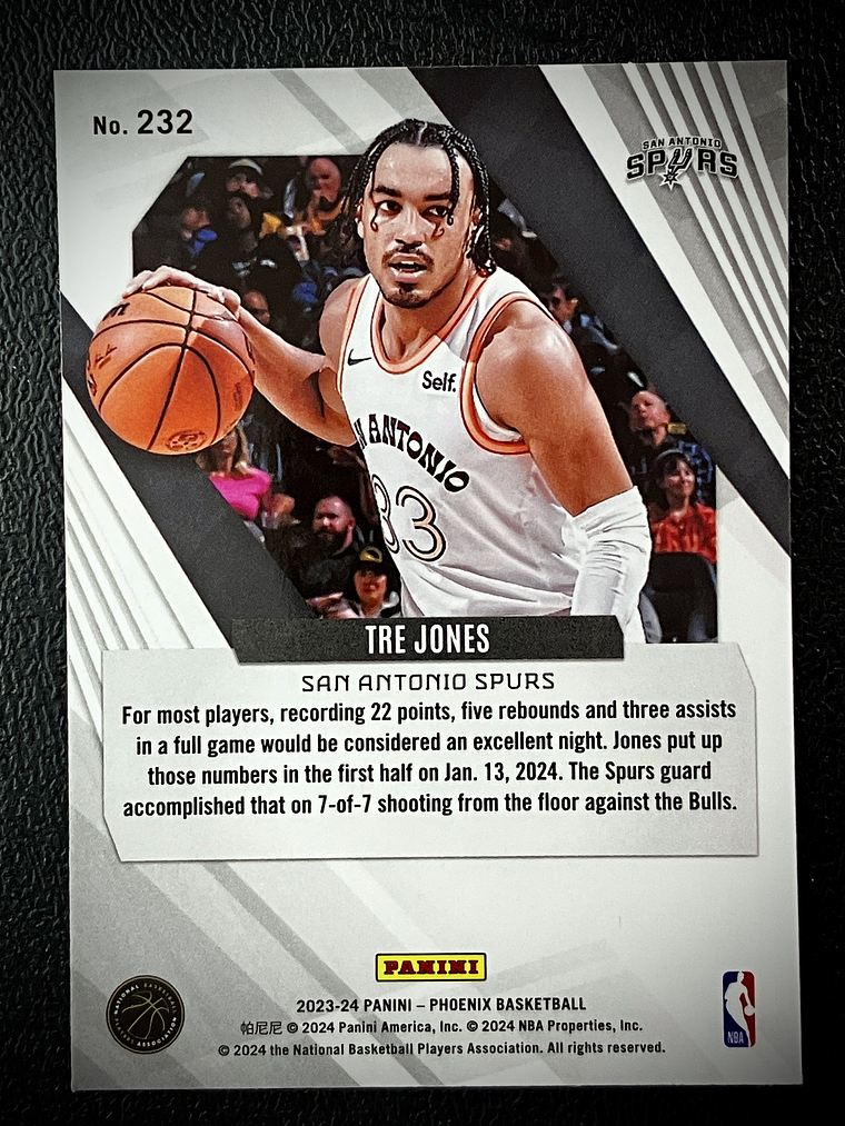 Tre Jones-base card 2