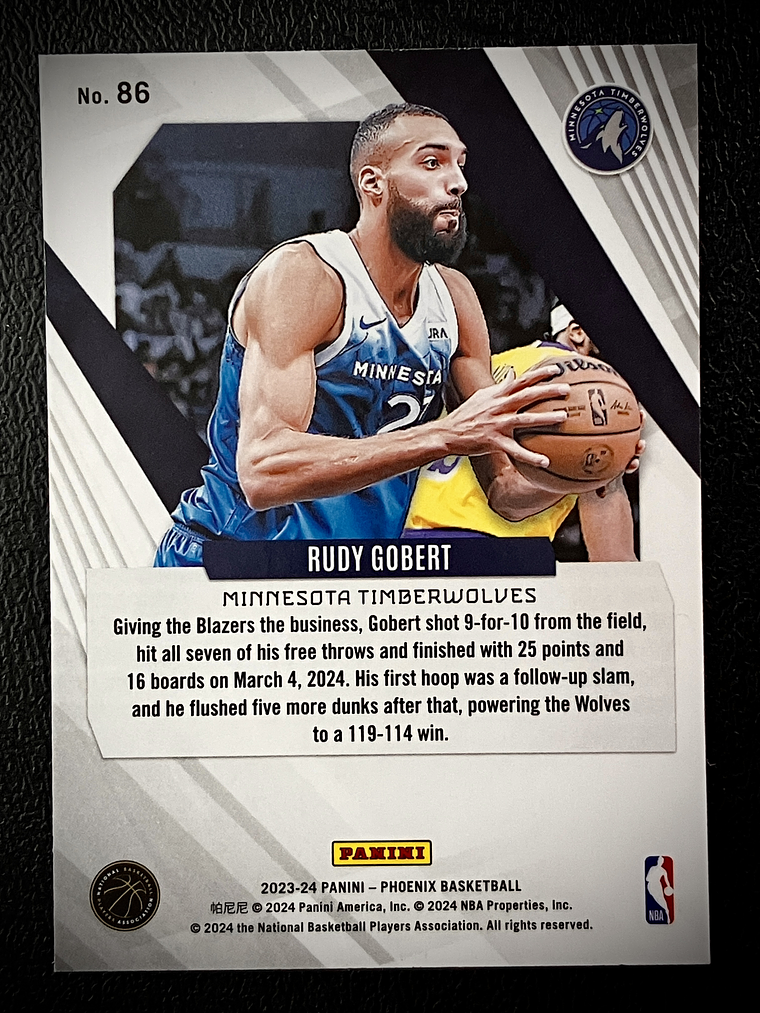 Rudy Gobert-parallel card 2