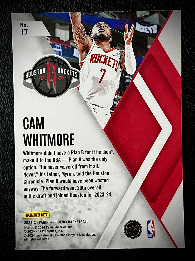 Cam Whitmore-rookie insert card 2